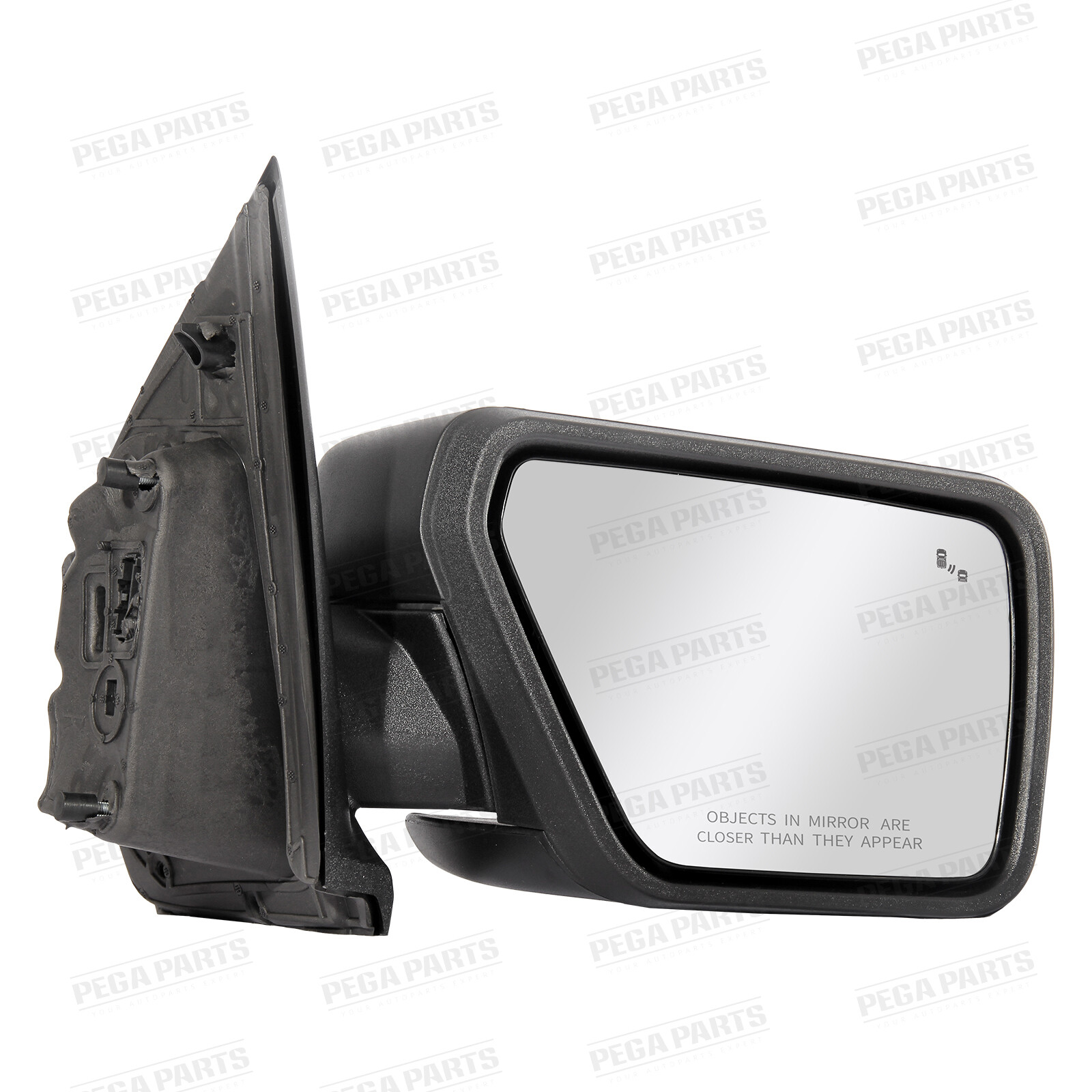 Right Passenger Side Door Mirror For 2021-24 Ford F-150 Temp Sensor Puddle Light