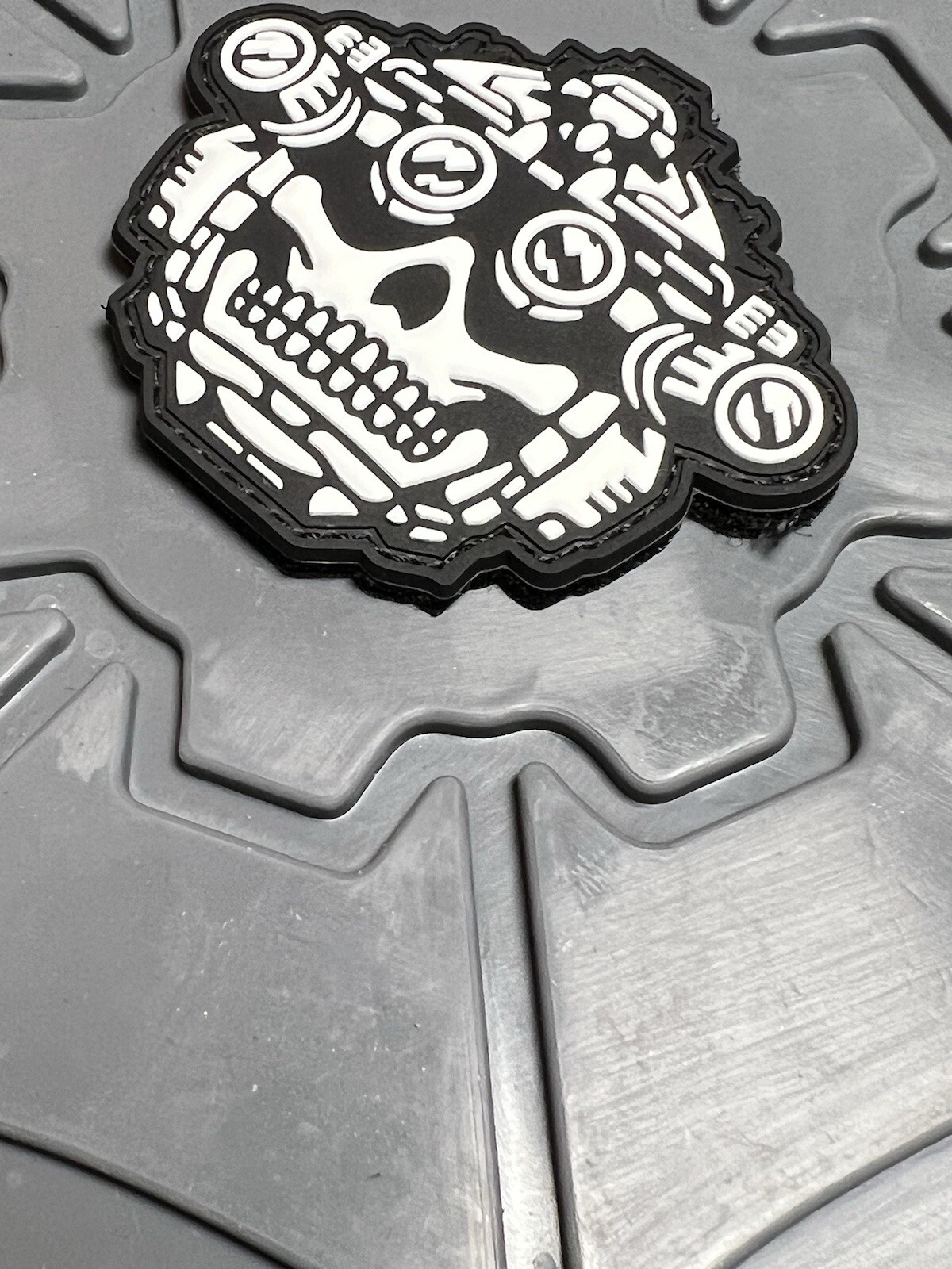 Two Sierra “NODs Sugar Skull” Black & White Variant Patch