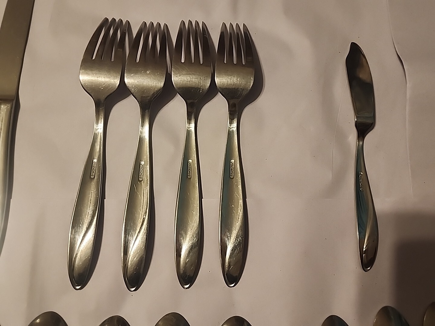 23pc Simmer by Oneida Stainless Flatware- Spoon, Fork, Knife
