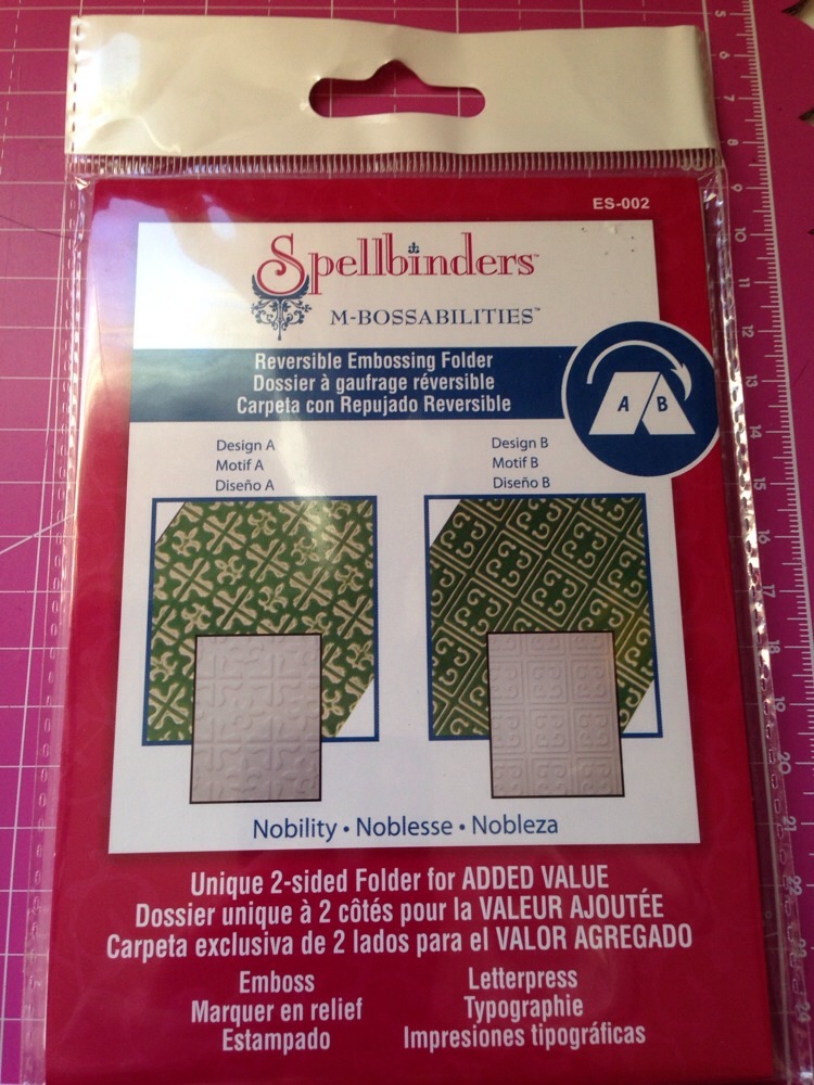 Spellbinders Reversible Embossing Folder Es-002 Nobility