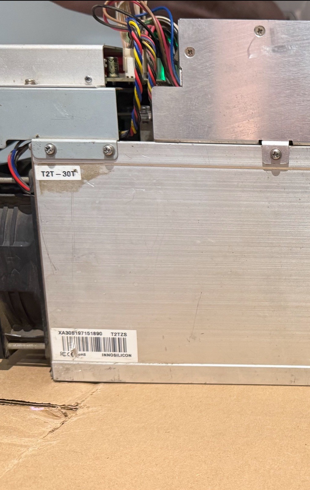 Innosilicon T2Tzs 30TH ASIC Miner – Powers On – Untested
