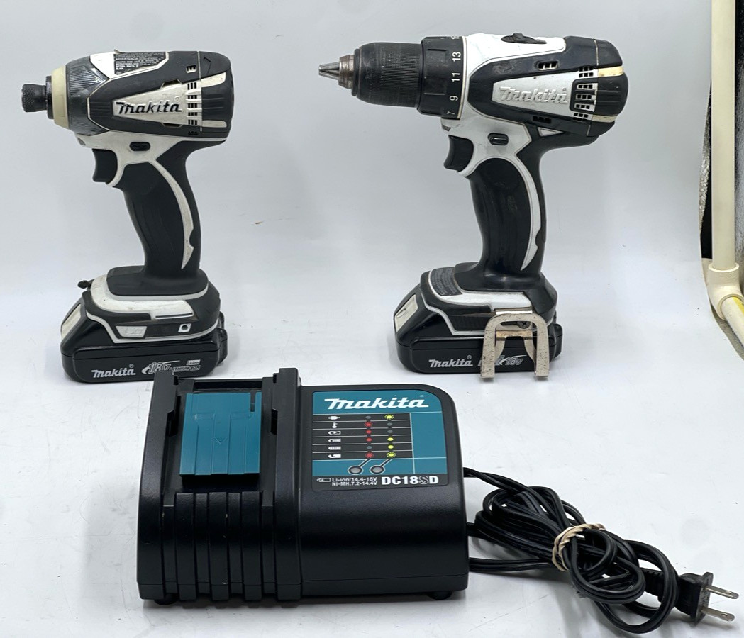 MAKITA 18V Combo Set Drill LXFD01/Driver LXDT04 Comes with 2 Batteri (EL1133132)