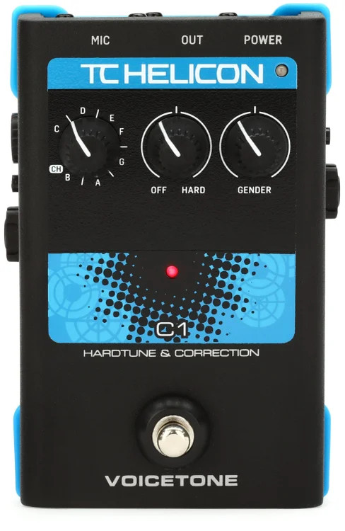 TC-Helicon VoiceTone C1 Hardtune and Pitch Correction Pedal