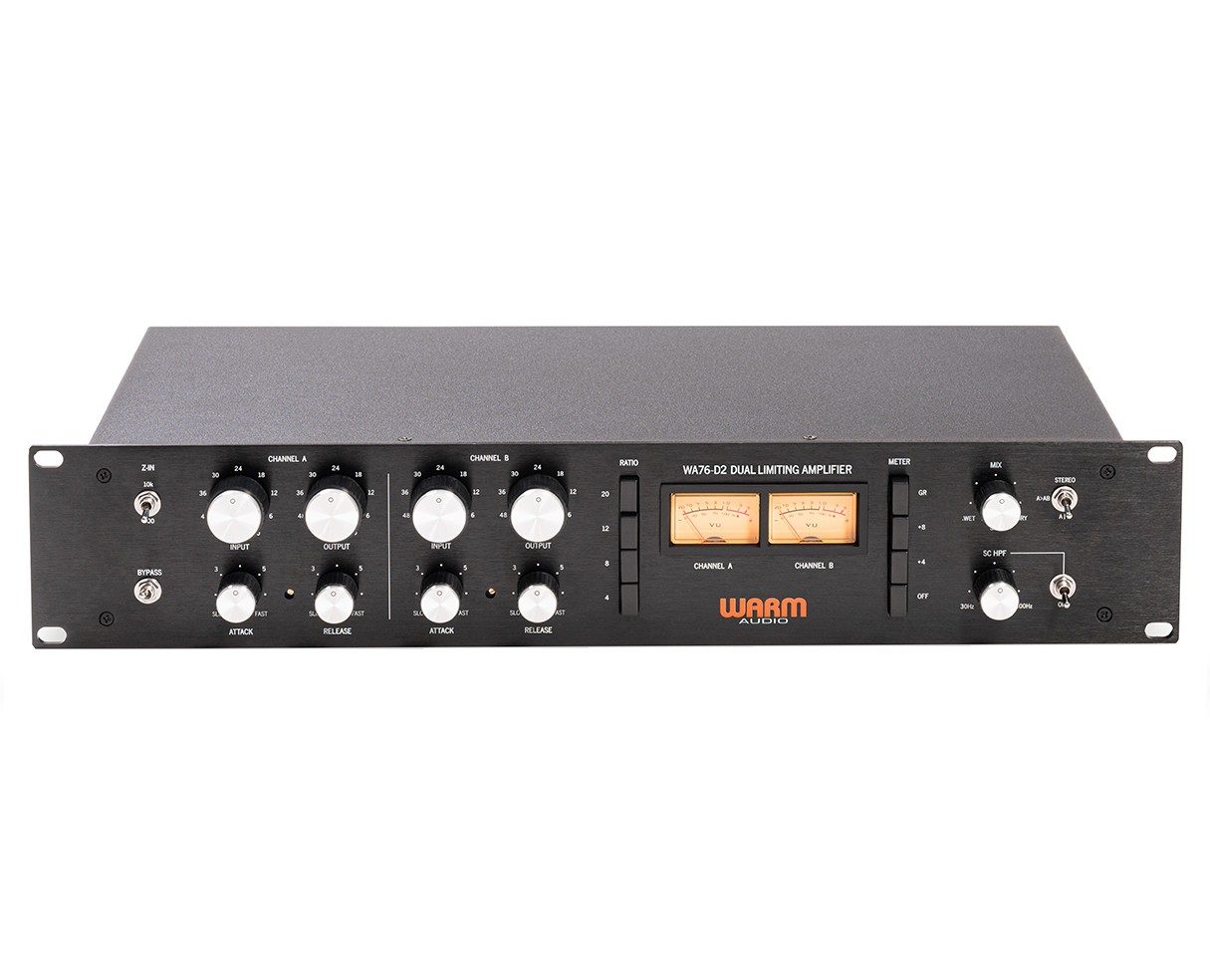 Warm Audio WA76-D2 Dual-Channel Clean Gain Discrete FET Studio Compressor
