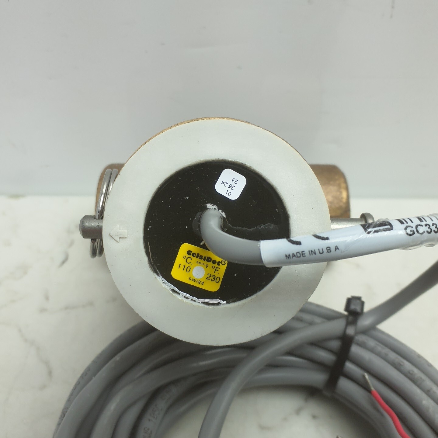 Impeller 8250BR0505-1211 Flow Meter 1/2" Fitting Size Paddlewheel Sensor