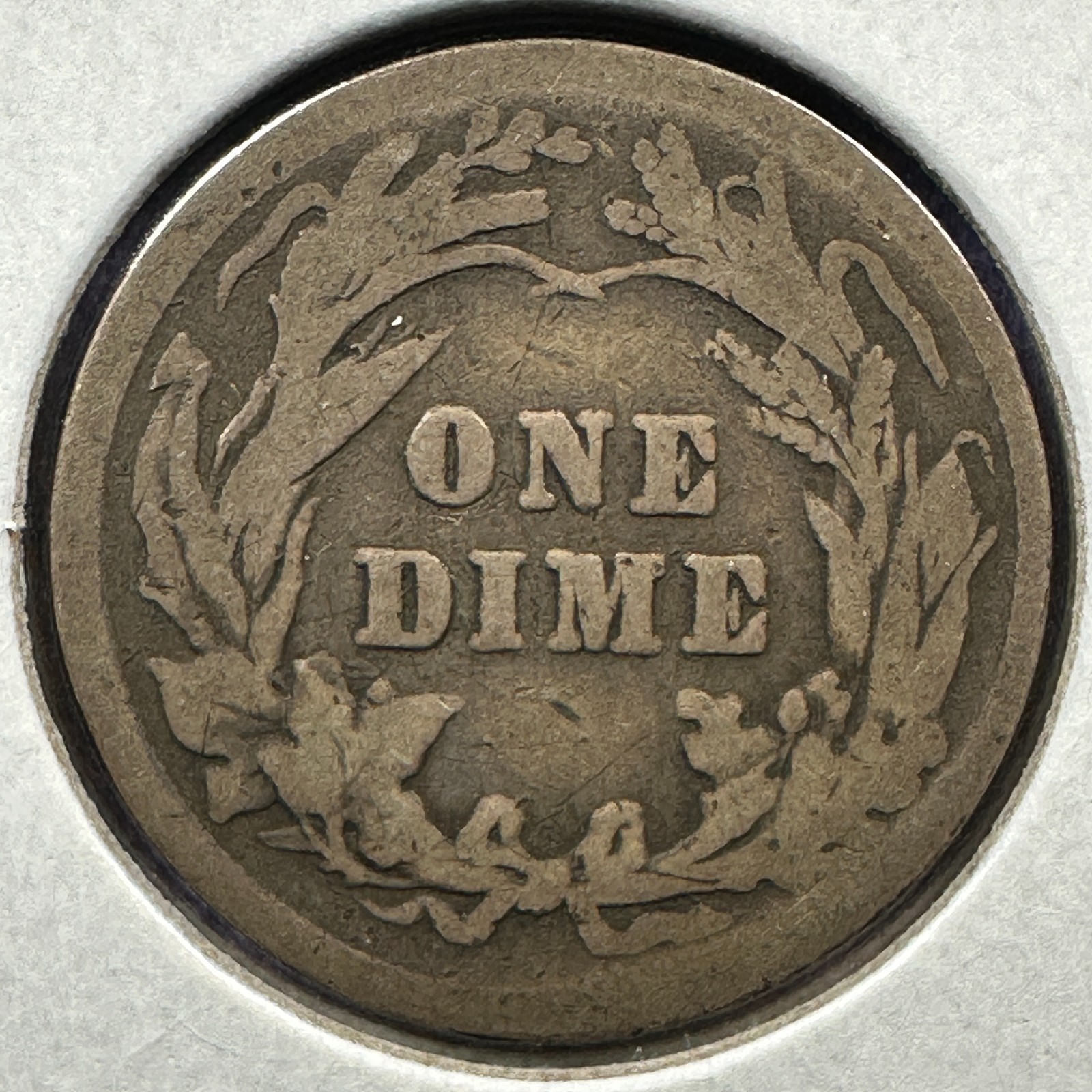 1901 10C Barber Dime (89147)