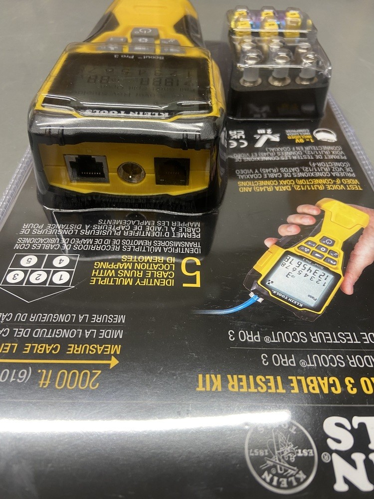 KLEIN TOOLS SCOUT PRO 3 CABLE TESTER KIT VDV501-851 (New)