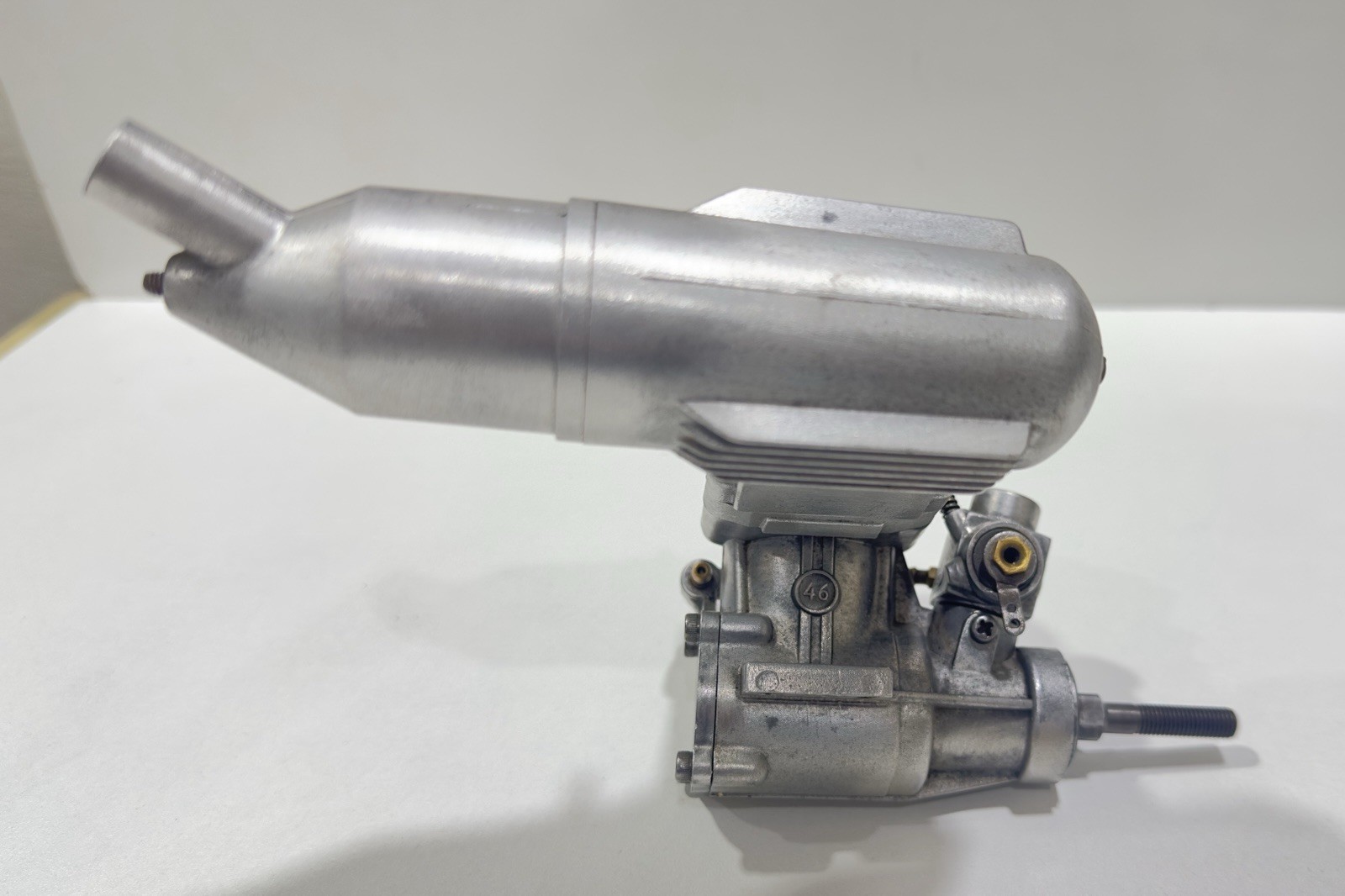 OS Max 46 FX Nitro Airplane Engine 2-Stroke. Tight Compression OS Engine 46FX