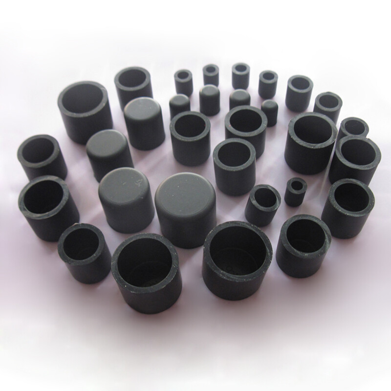 Black Silicone Rubber Hose End Blanking Cover Caps Cap Heat Resist 2.8~60.5mm