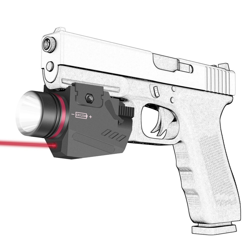 Tactical Low Profile Red Dot Laser Sight 20mm Picatinny Rail Rifle Handgun