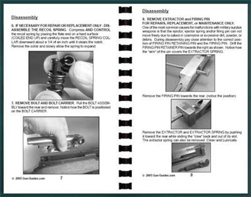 SKS Manual Book Takedown Rifle Carbine Guide direct from Gun-Guides All Variants