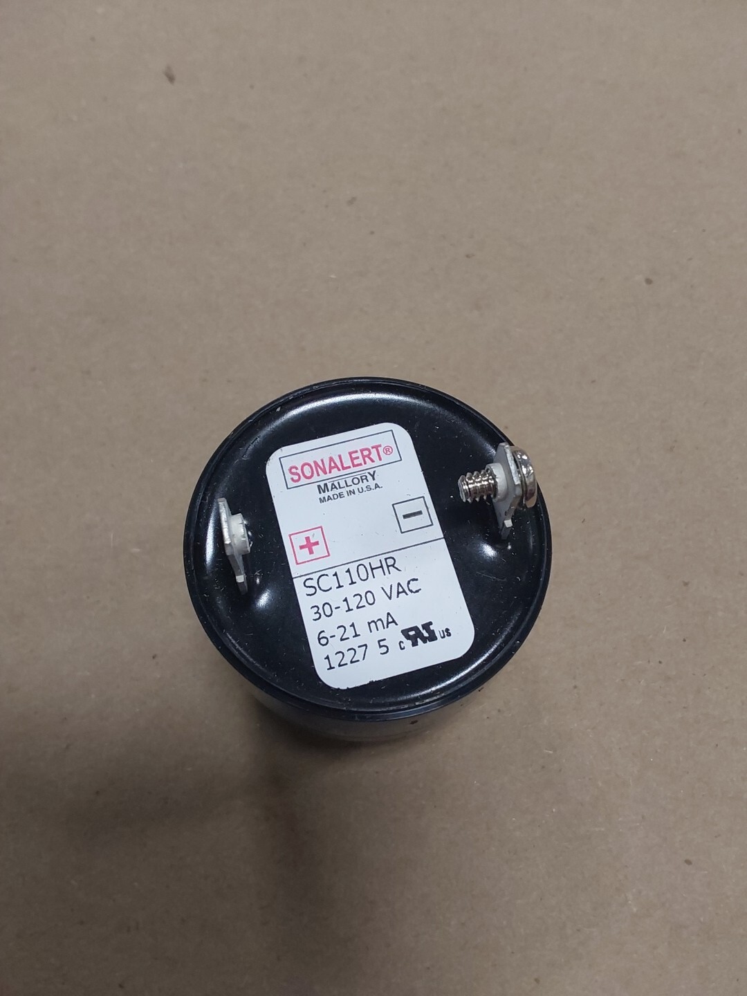 SONALERT SC110HR Mallory Piezo Buzzers & Audio Indicators, 30-120V