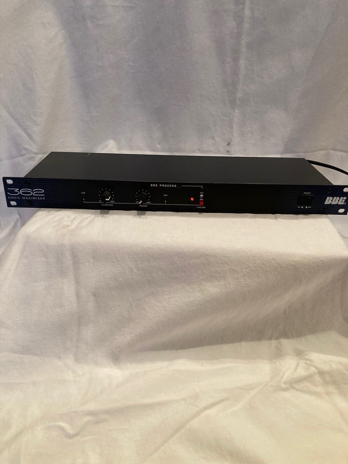 BBE 362 Sonic Maximizer 2-Channel Analog 1U Rack Exciter, 1/4" TS