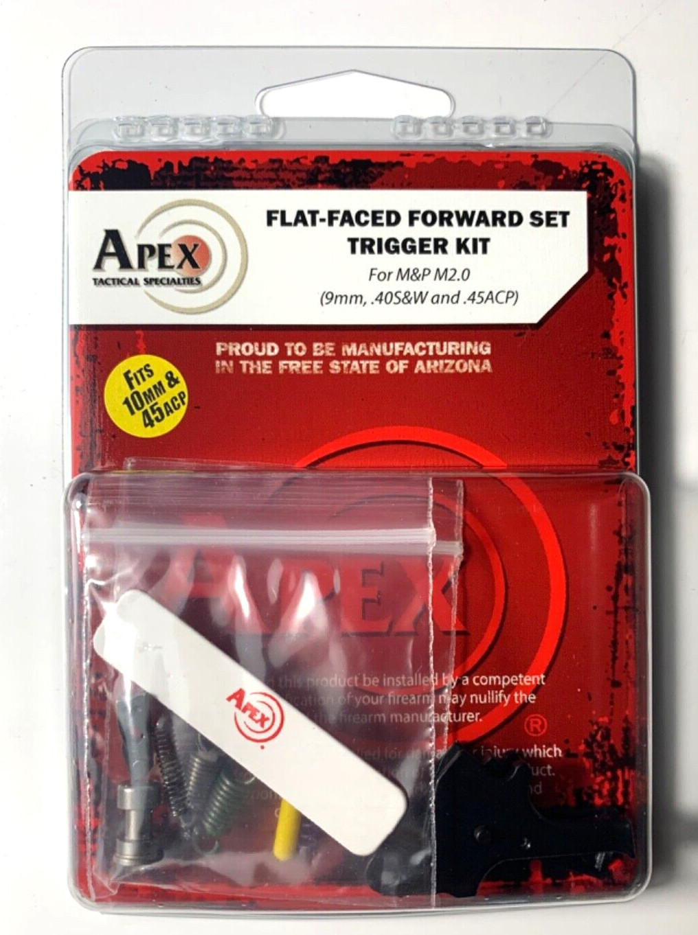 Apex Tactical 100-154 Flat-faced Forward Set Trigger Kit for M&P M2.0 SHIPS FAST