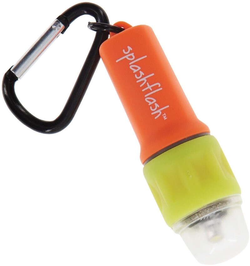 UST Splash Flash Flashlight Twist Through Modes SOS Battery Resists Water/Impact