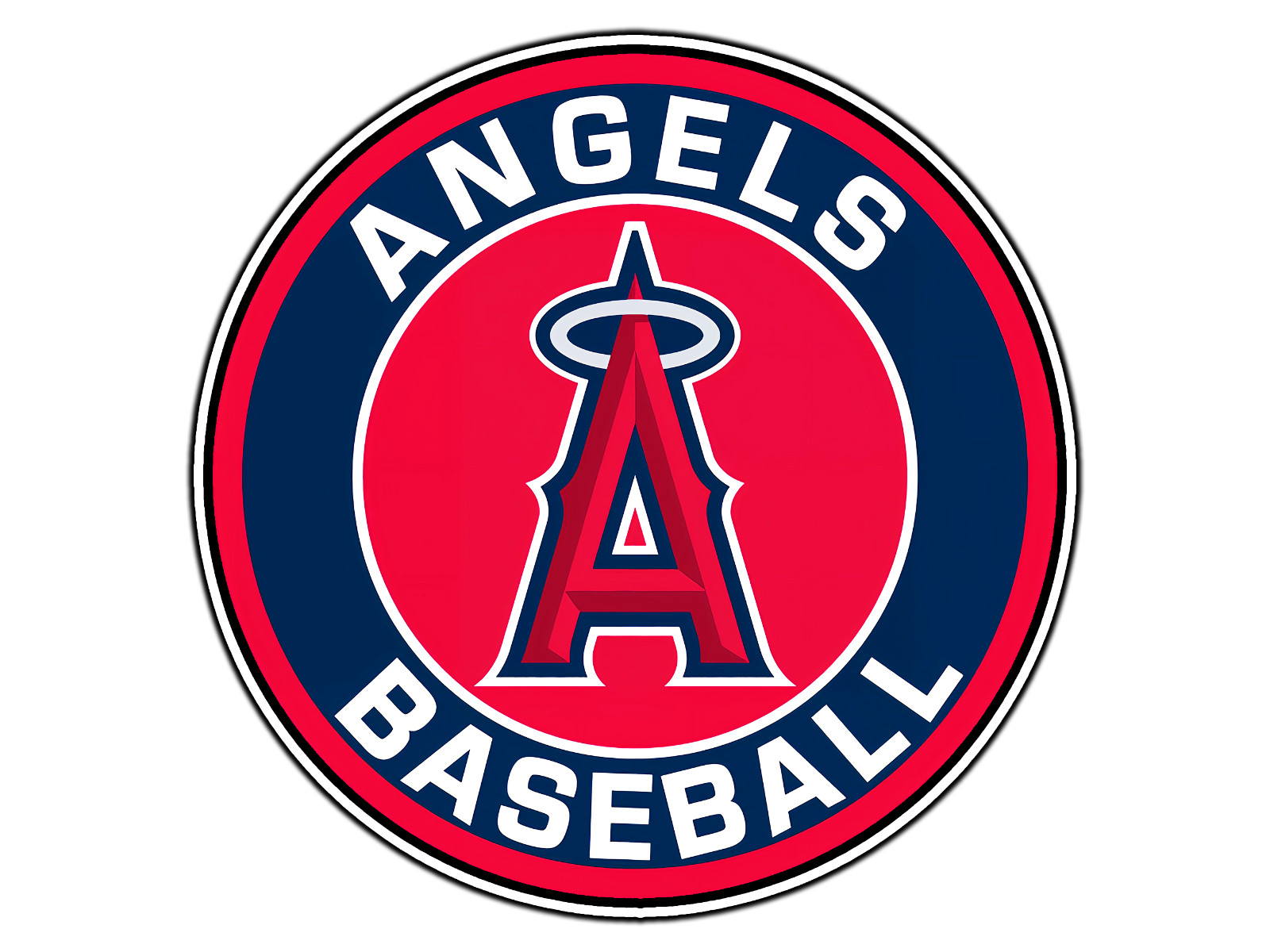 Los Angeles Angels Logo #2 Baseball Sticker Waterproof Vinyl Decal Die-Cut Car