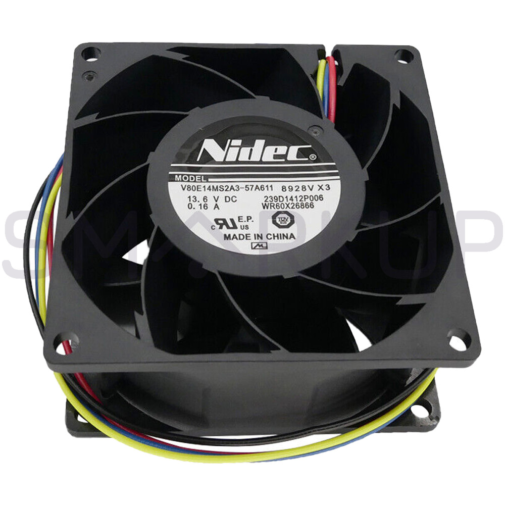New In Box NIDEC V80E14MS2A3-57A611 GE Refrigerator Fan DC13.6V 0.16A