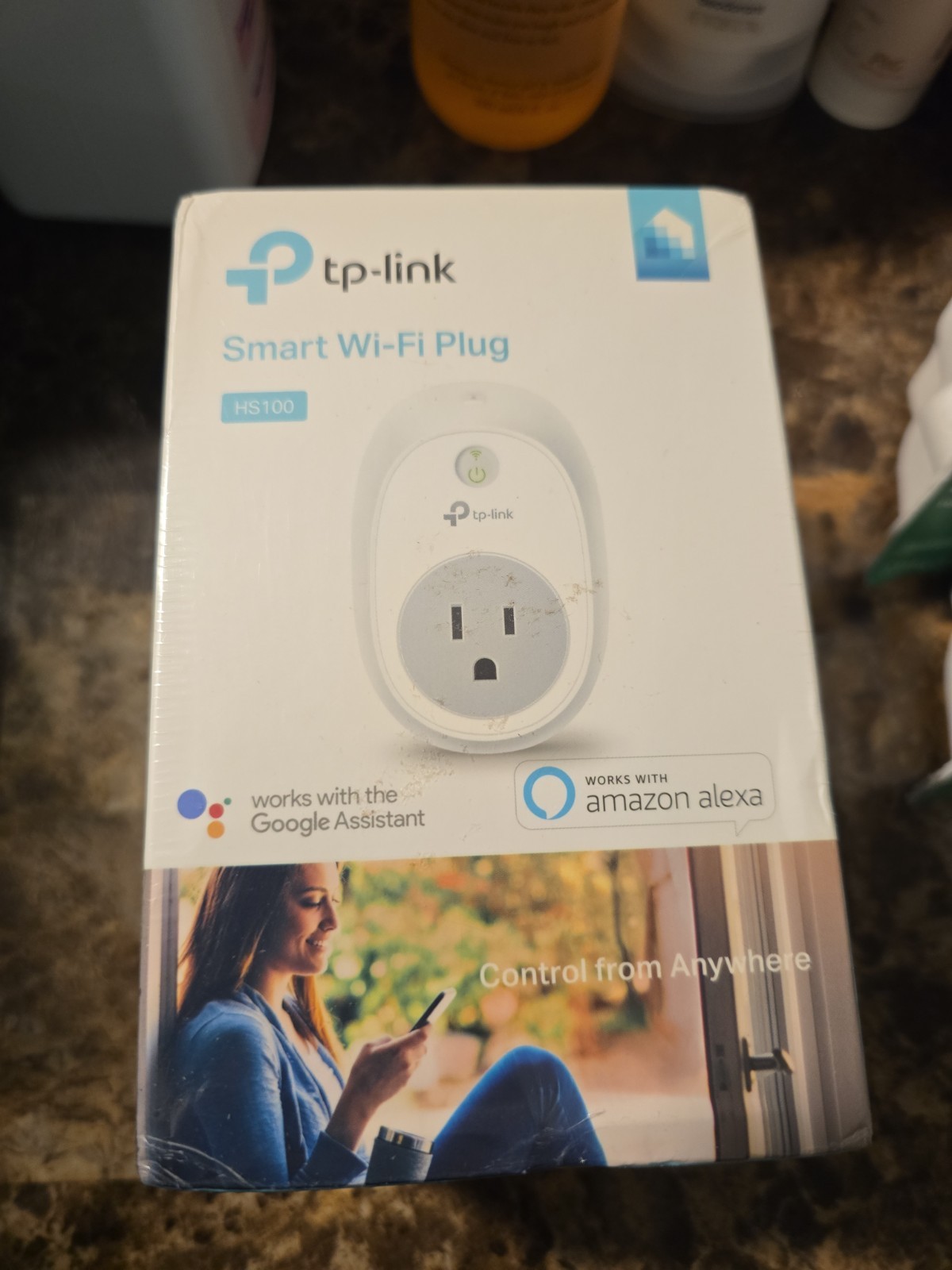 TP-Link Control from Anywhere Smart Wi-Fi Plug HS100 Brand New (B014)