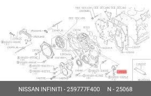 Genuine NISSAN OEM SENSOR 25977-7F400