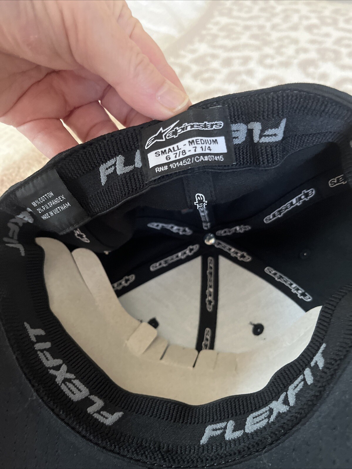Alpinestars Corp Shift 2 Flexfit Hat Black On Black S/M