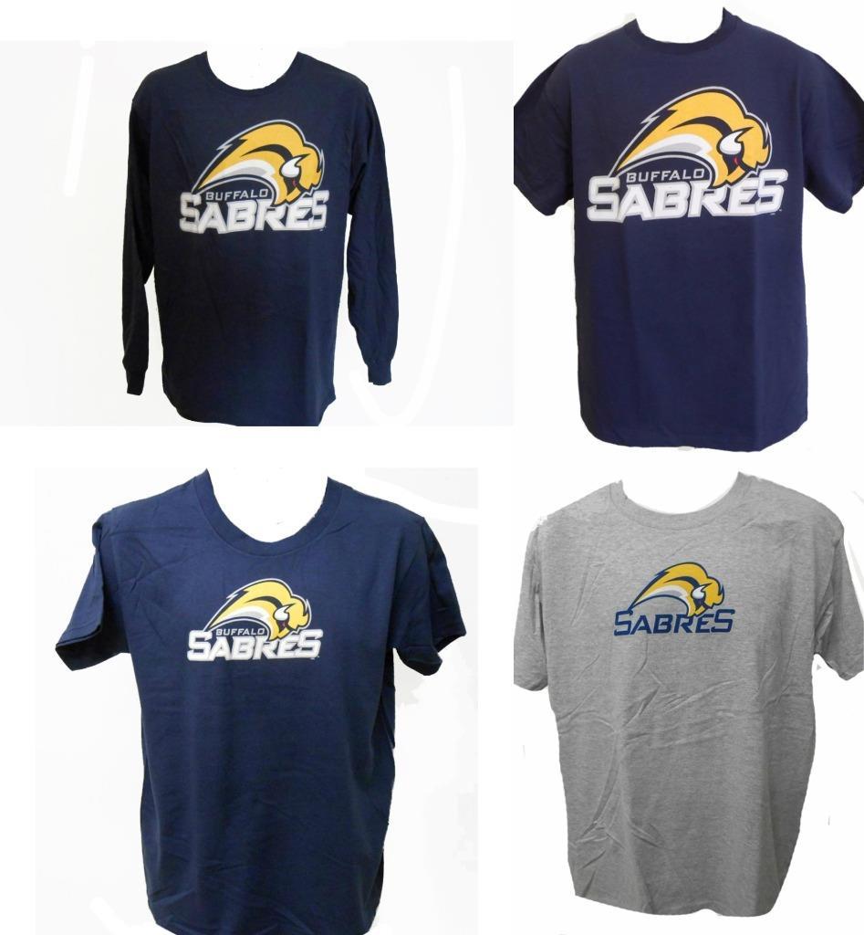 NEW Buffalo Sabres Adult Mens Long or Short Sleeve T-Shirt Sizes M-L-XL