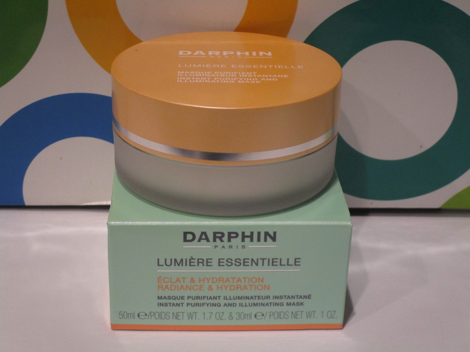 DARPHIN PARIS ~ LUMIERE ESSENTIELLE INSTANT PURIFYING AND ILLUMINATING MASK