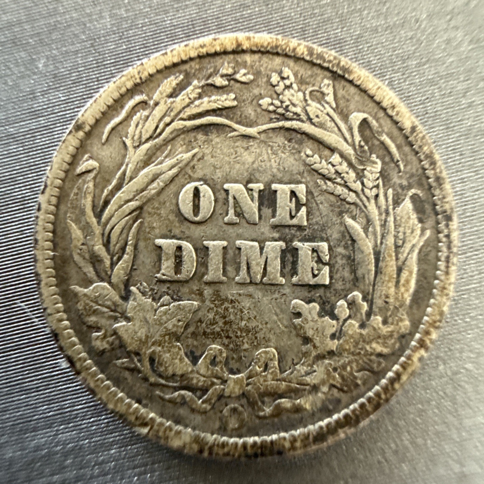 1901-O 10c Silver Barber Dime -