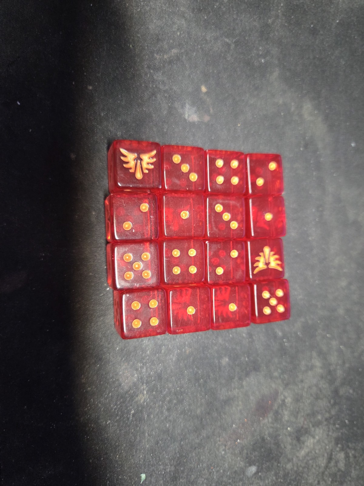 Warhammer 40000 BLOOD ANGELS Dice Set -  OOP