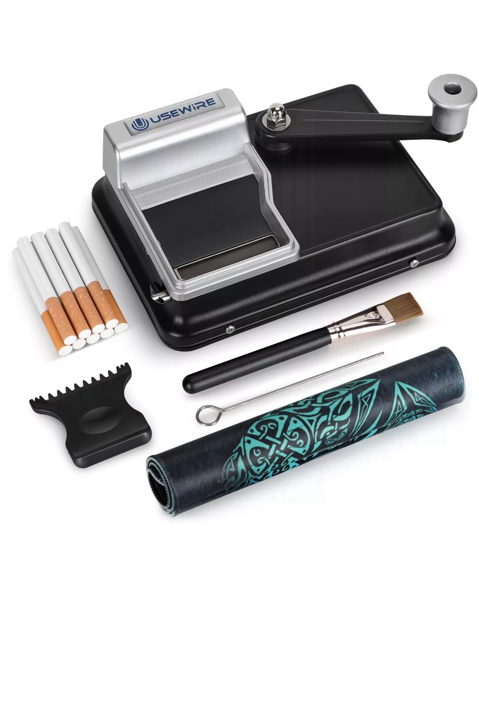 Cigarette Rolling Machine with Rolling Tray, Tobacco Rolling Machine Han - New