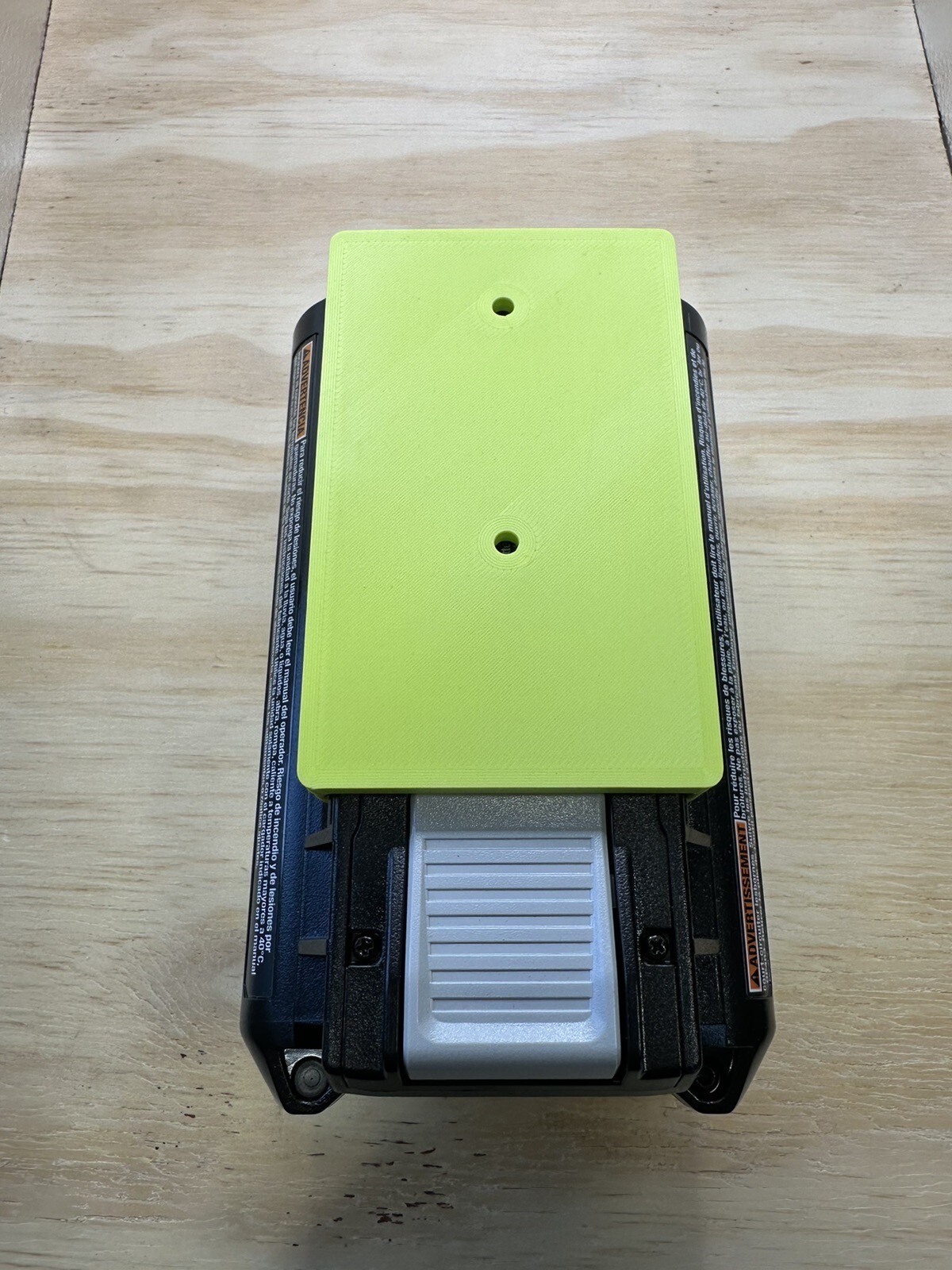 3 Pack Ryobi 40v Battery Locking Wall Mount Garage Workshop Green