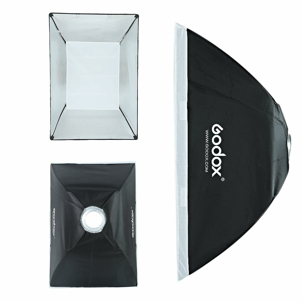 US Godox 60x90CM Rectangular Photography SoftBox Diffuser Modifier Bowens Mount