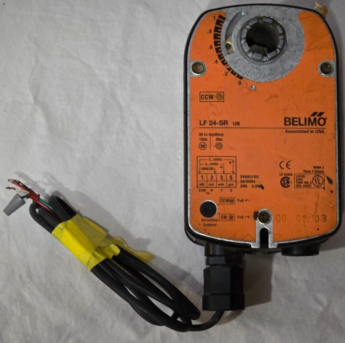 Belimo LF24-SR US Spring Return Proportional Damper Actuator