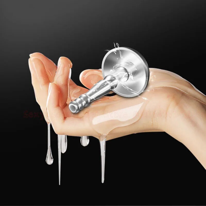 Stainless Steel Dilator Sounding Metal Urethral Stretching Penis Hollow Plug Men