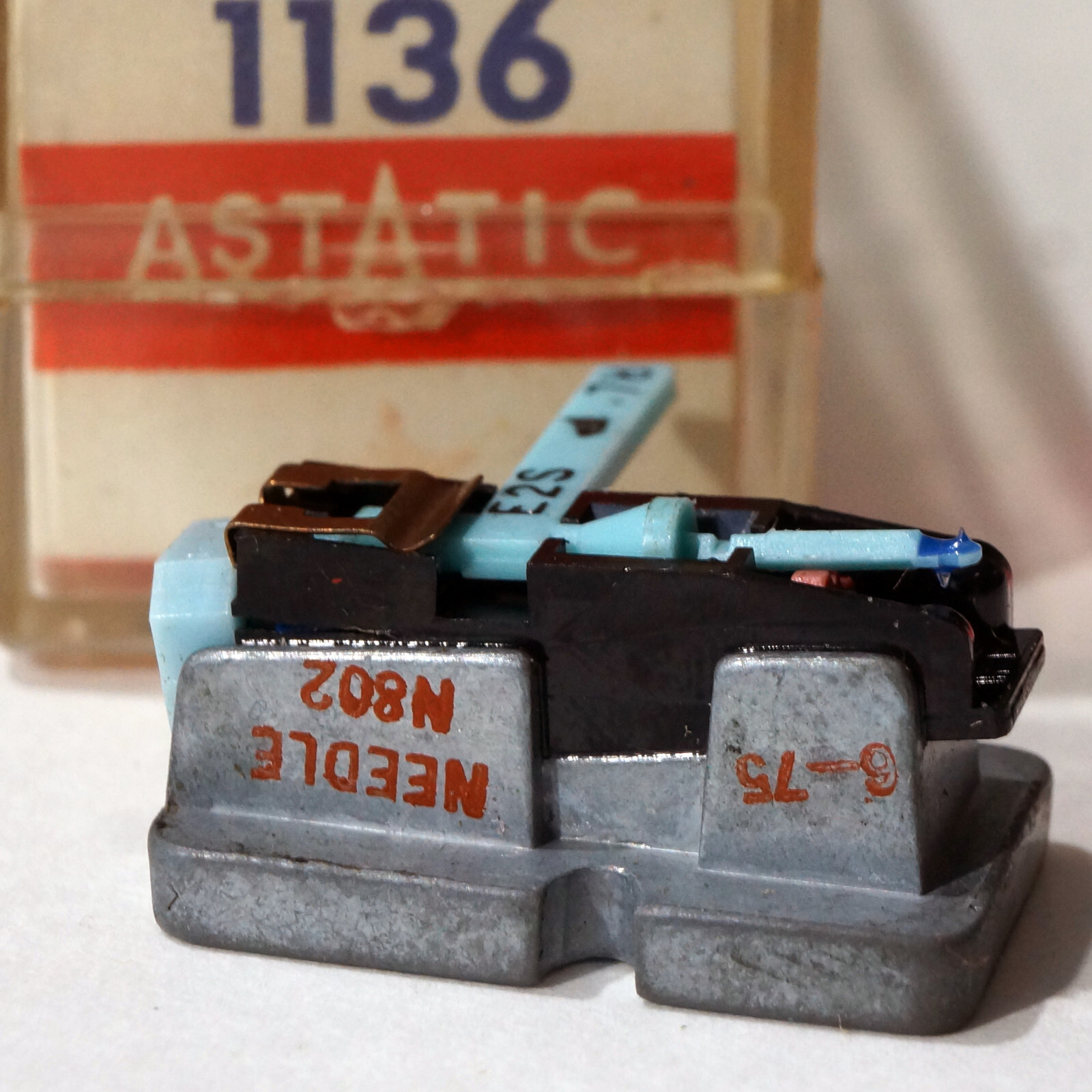 NOS ASTATIC 1135 Cartridge Needle Stylus Tested TETRAD 2 VM 43099 ASTATIC 1138