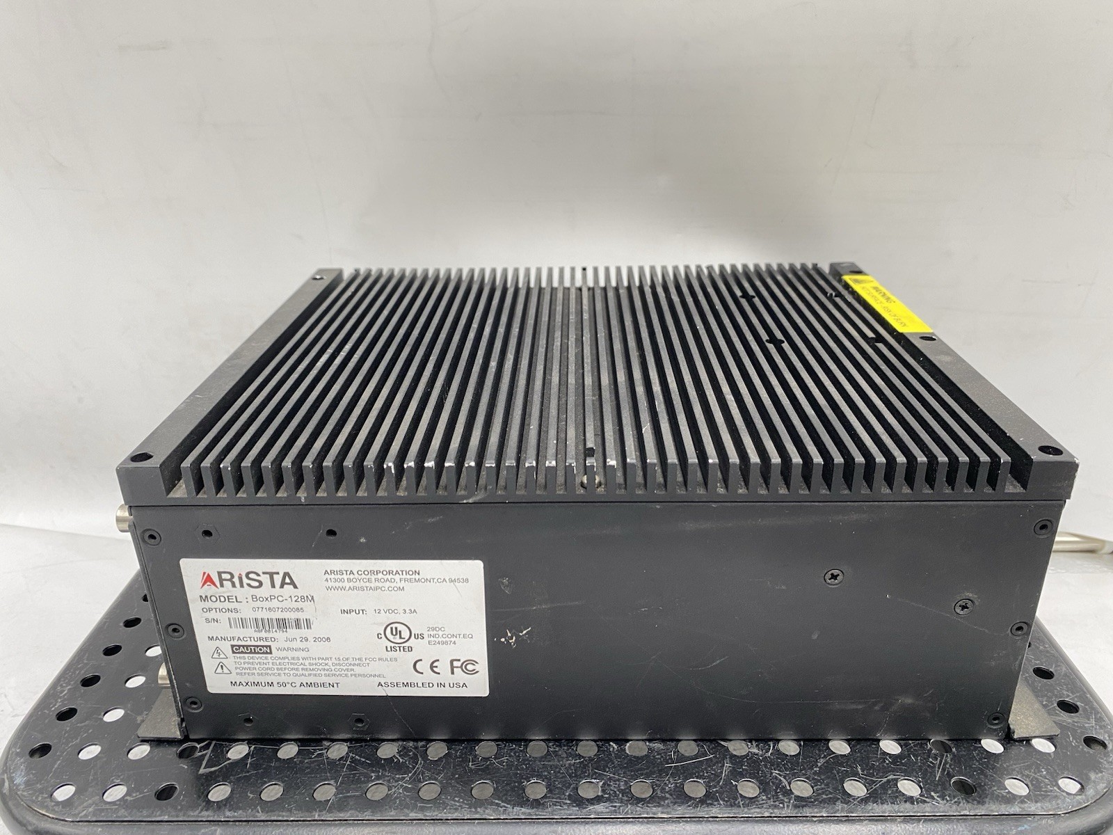 ARISTA BoxPC-128M Windows XP Professional Interface