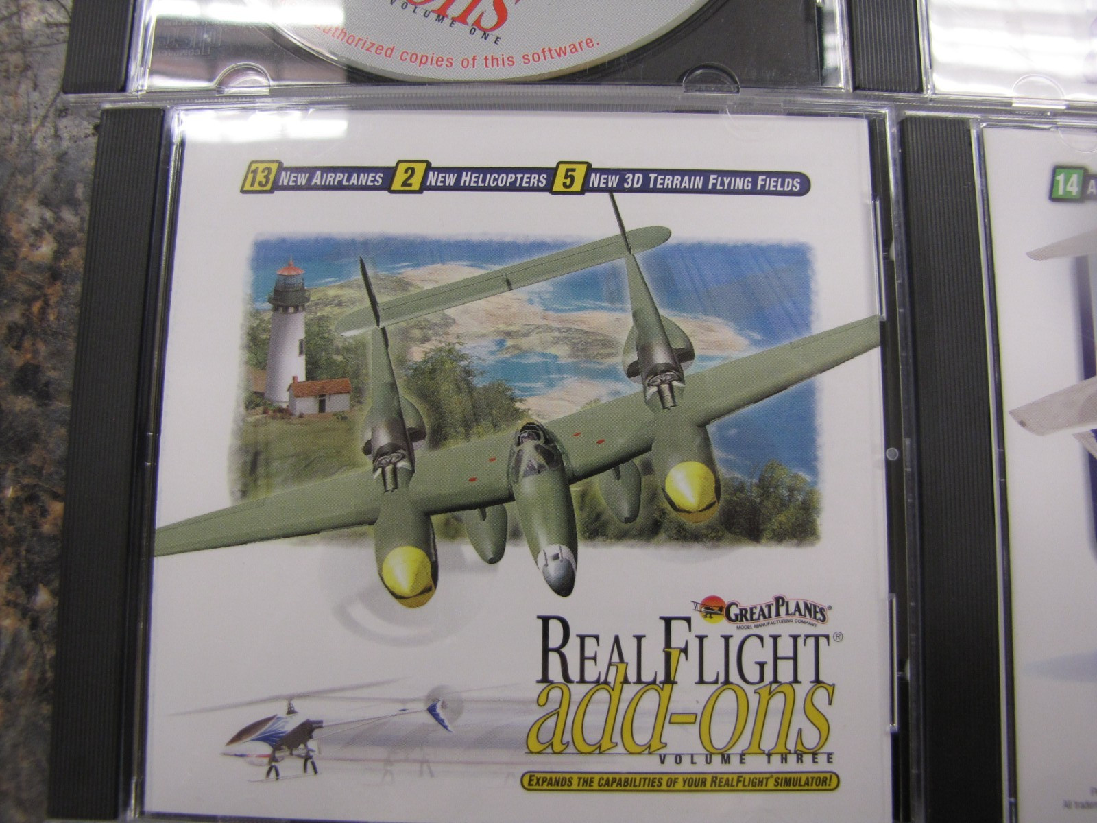 Lot (9) Great Planes RealFlight R/C Simulator & Add-Ons Software CD -HW1