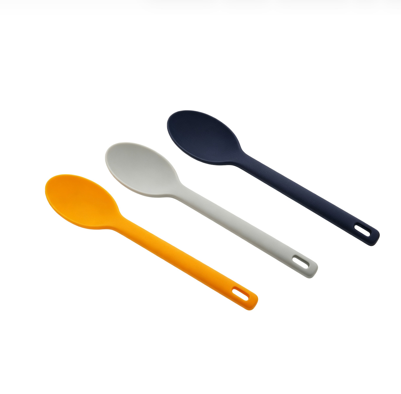 Shappy 3-Piece Silicone Cooking Spoon Set, 11.8-inch (approx. 30cm) Heat-Resista