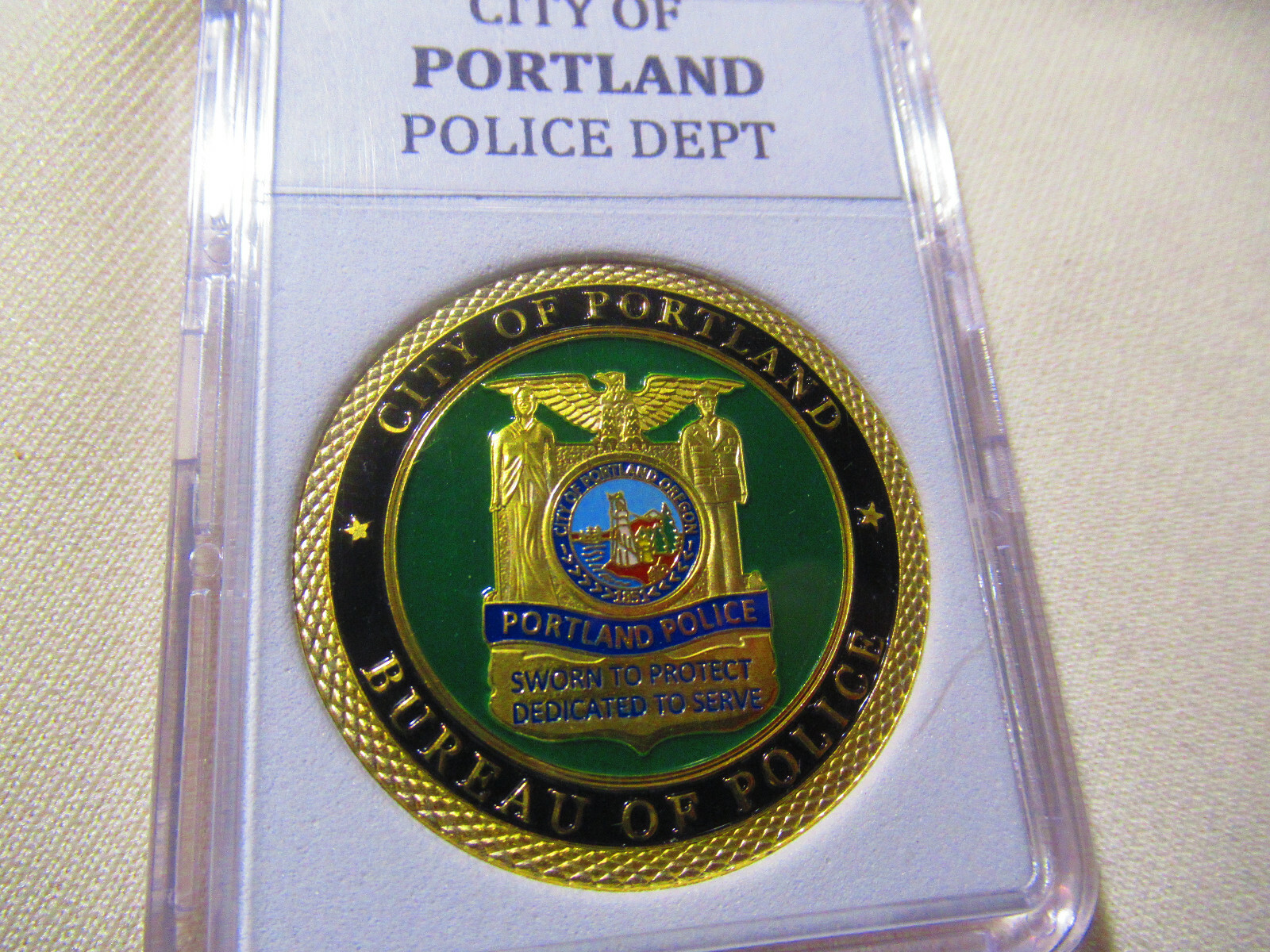 City of Portland Police Dept Challenge Coin