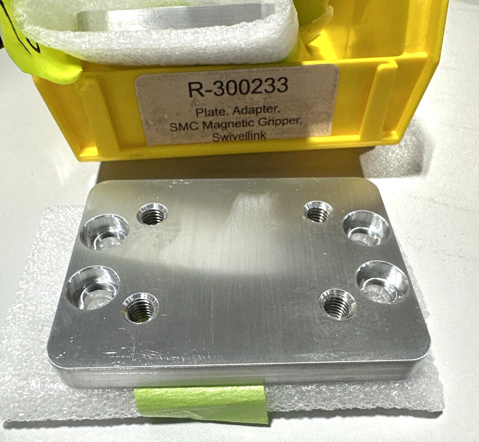 Ready Robotics SMC MHM Magnetic Gripper to Swivellink Robot Adapter Flange *NEW*