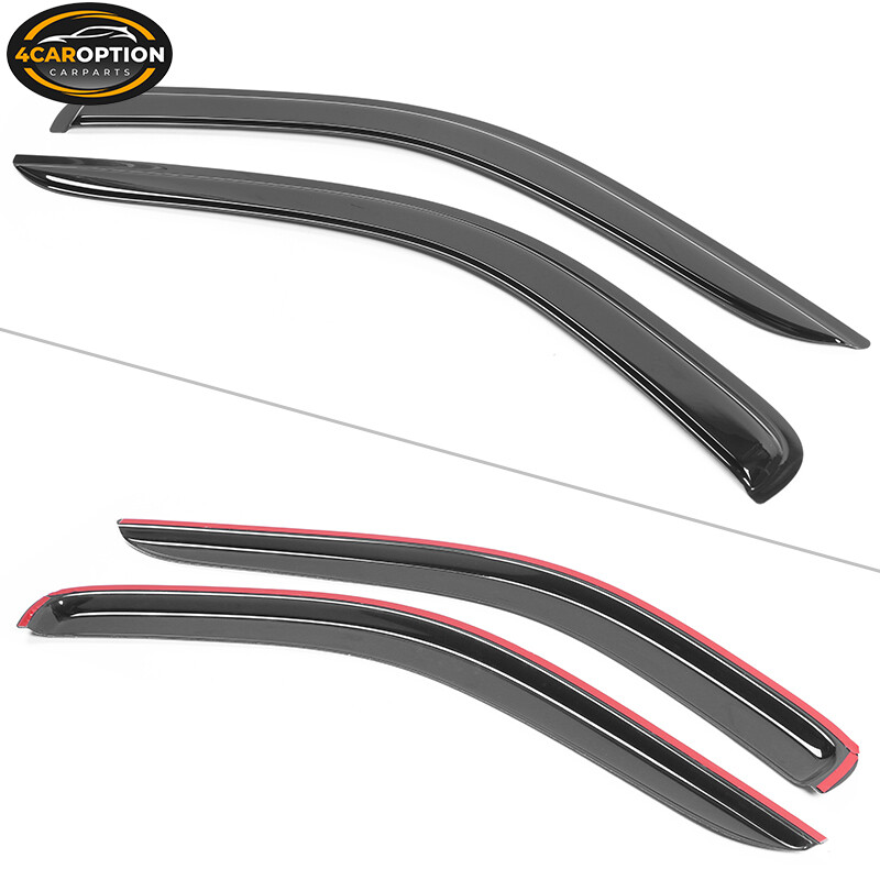 Fits 97-04 Dodge Dakota Regular Cab Window Visors Rain Sun Guard Vent 2Pc Set