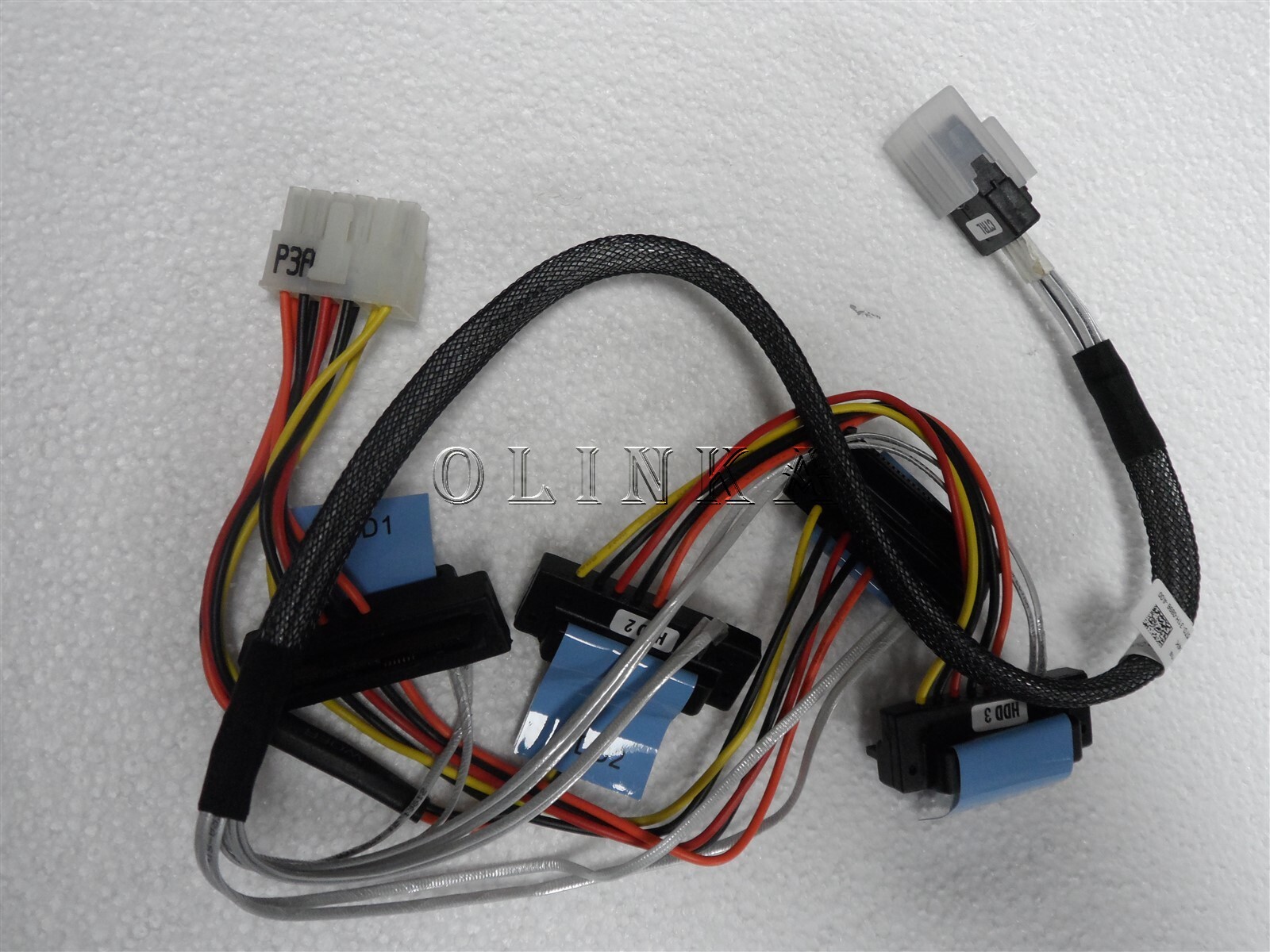 DELL POWEREDGE SERVER R510 H200 H700 RAID CABLE MINI SAS TO 4 CABLED HDD X394K