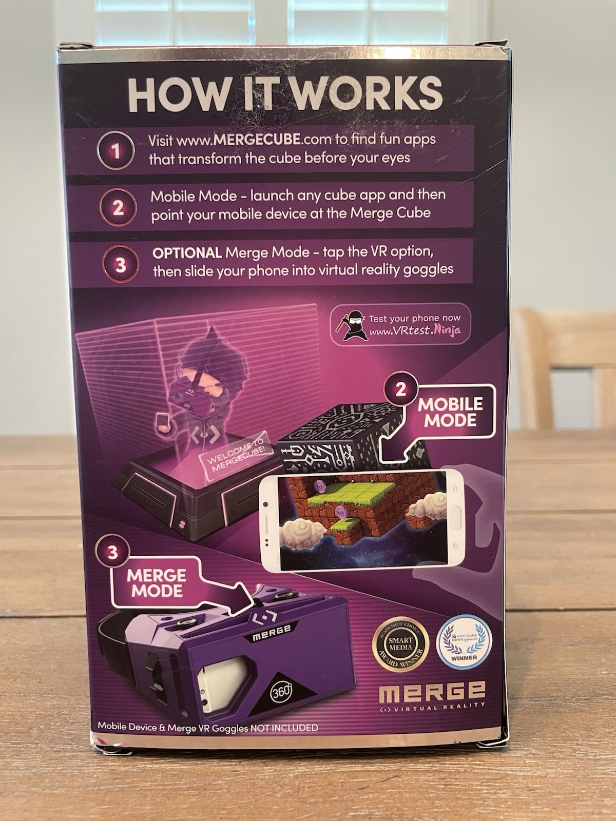 Merge Cube Hold Hologram Virtual Game Toy