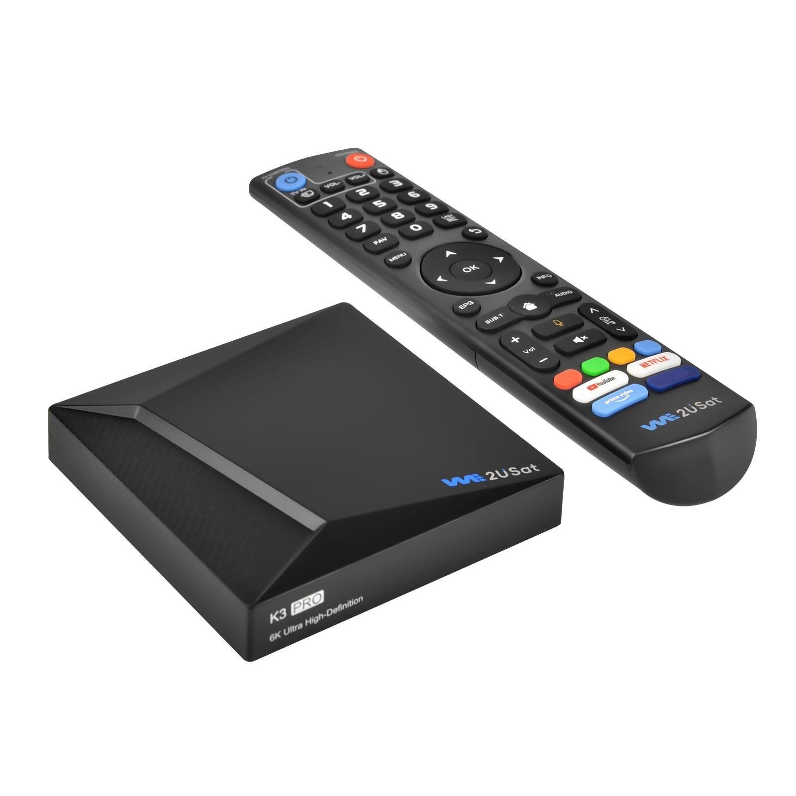 2026 Newest K3 PRO TV Box 6K Ultra HD Satellite-Receiver, Ram 4GB+32GB with WiFi
