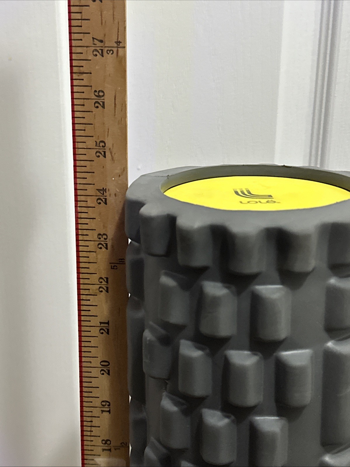 Prima Lole Foam Roller 24” Gray Deep Tissue Massage Relaxation Circulation