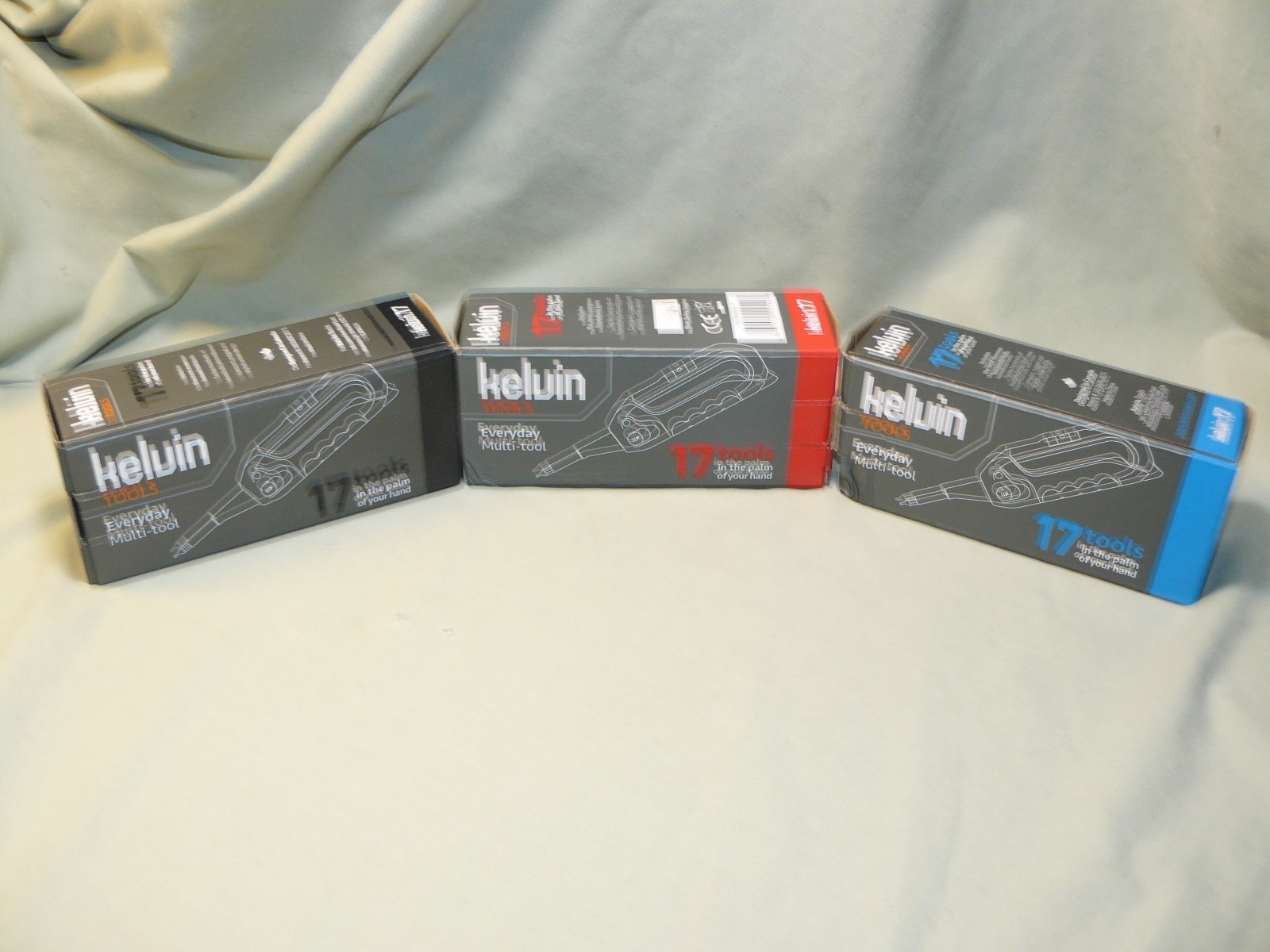 Lot of Three Kelvin Tools 17 Tool Mulit-Tools New in the Packages