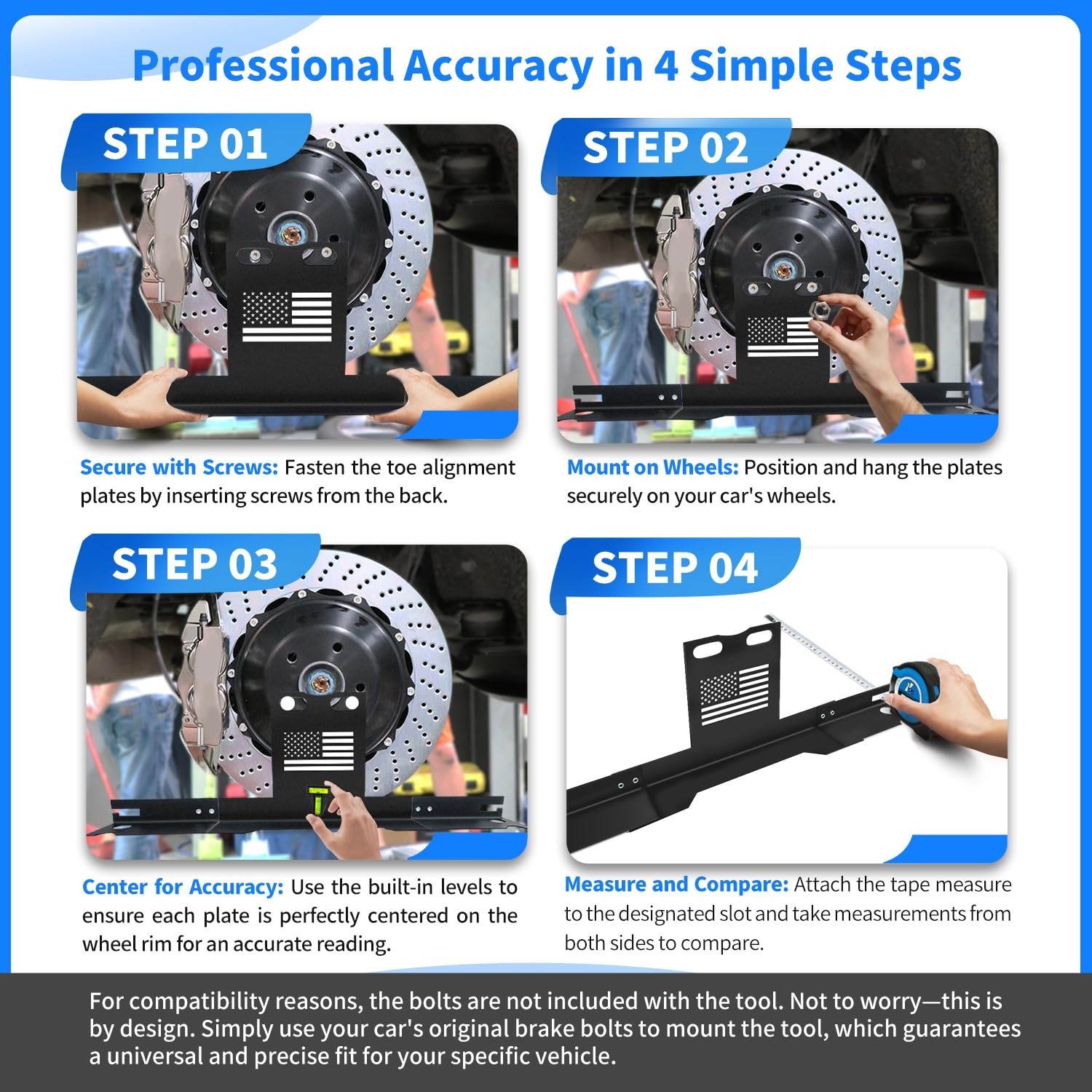 ANYIPAI Wheel Alignment Tool, Tool Kit Without Removing...