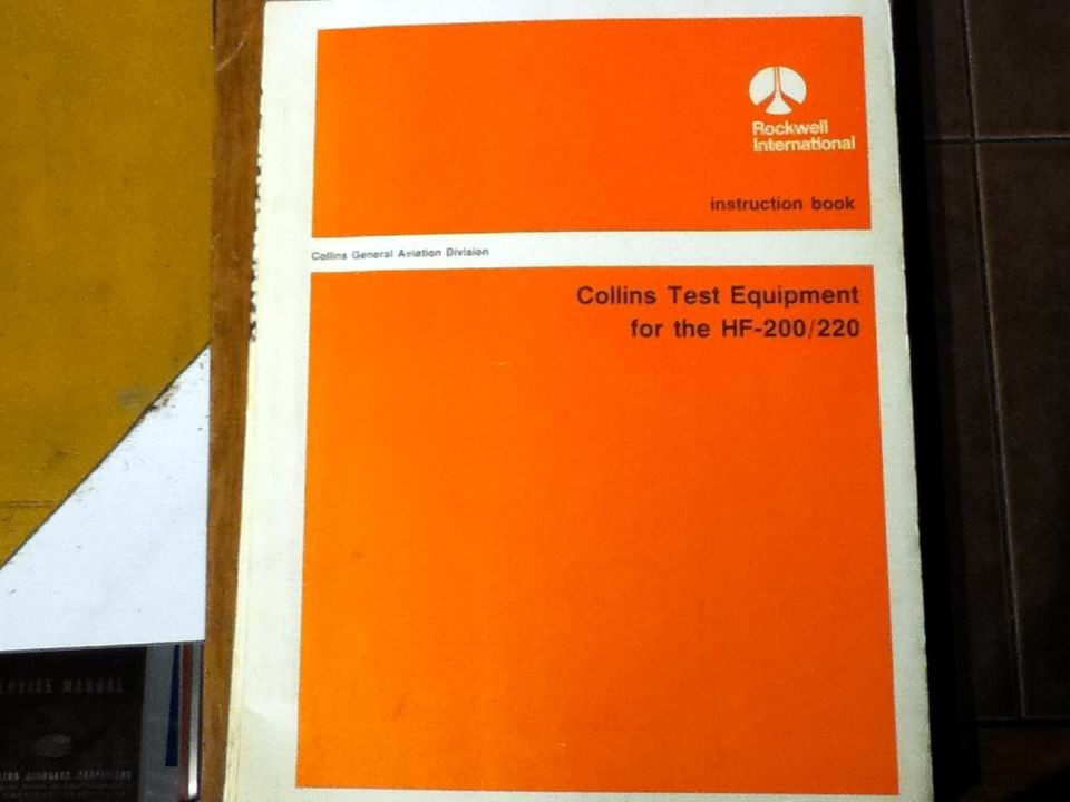 Collins PFP-200, CTS-200, CTS-201, CTS-202, CTS-203, CTS-204 Service Manual