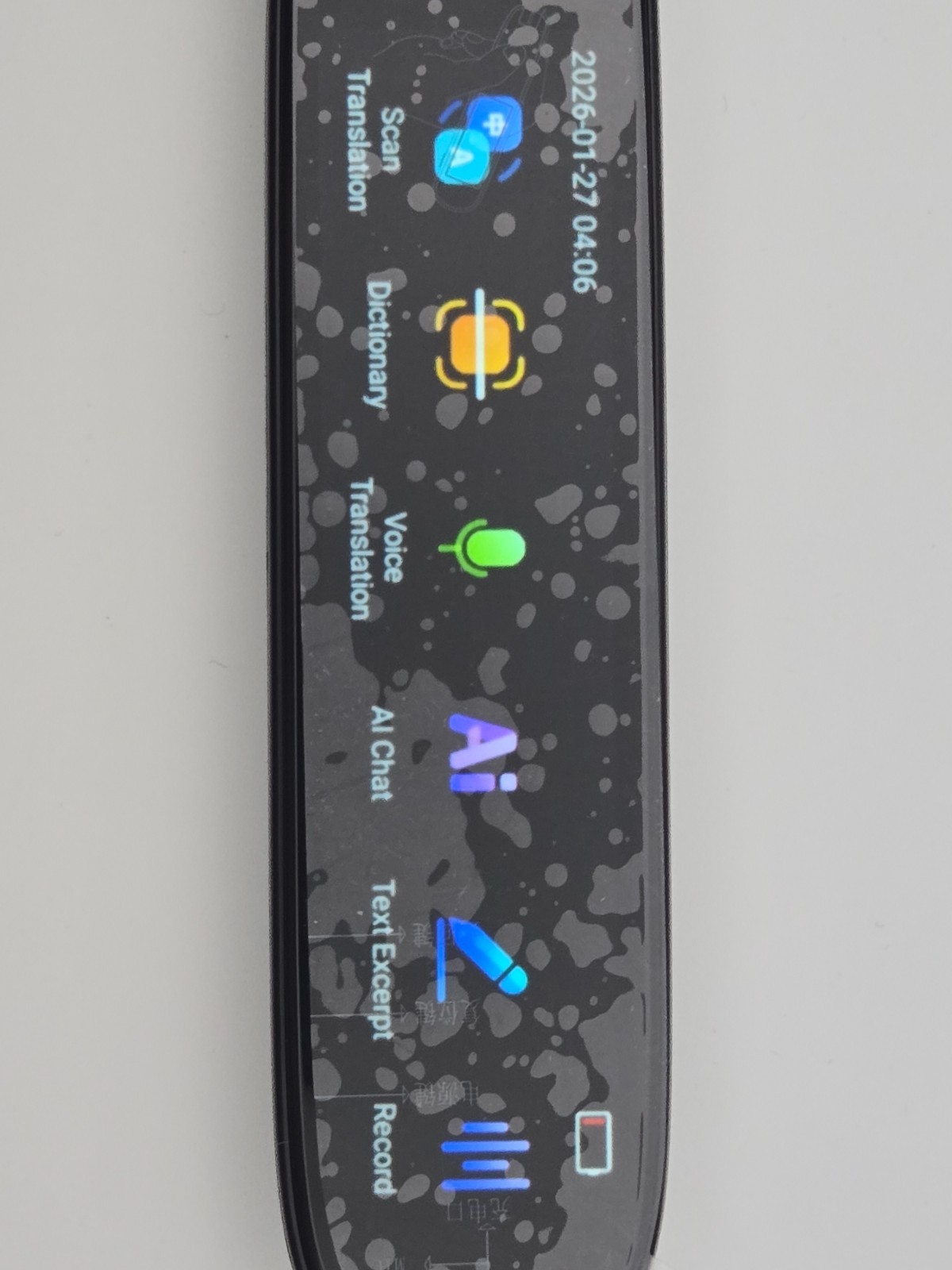 A26s Smart Voice Scan Translator Pen, Real Time Language Translator, Touchscreen