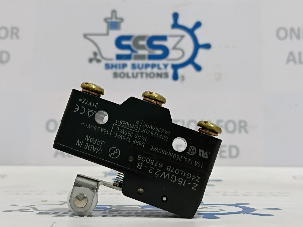 Omron Z-15GW22-B Micro Switch 15A 125, 250 or 480VAC Z15GW22B