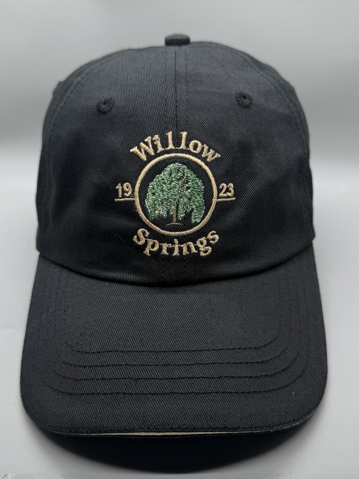 Willow Springs Golf San Antonio Texace Cap Hat Adult Adjustable Black Cotton New